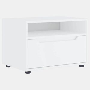 Móvel TV - Modulo de TV - Armário de TV VISNES derivados de madeira branco 60x40x38 cm