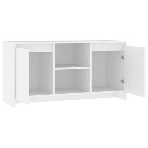 Móvel de TV - Modulo de TV - Armário de TV 102x37,5x52,5 cm derivados de madeira branco