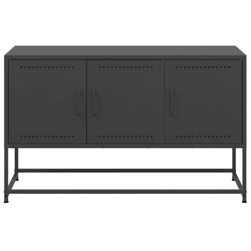 Móvel de TV - Modulo de TV - Armário de TV 100,5x39x60,5 cm aço preto