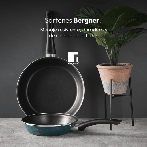 Conjunto de 2 frigideiras CLASSIQUE em + utensílios de cozinha Bergner