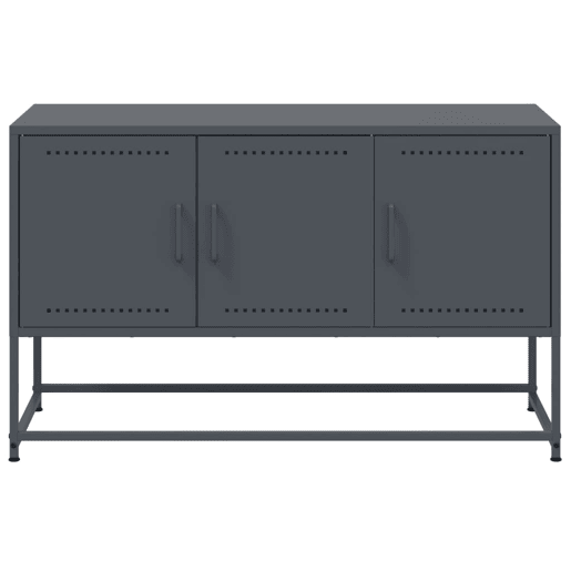 Móvel de TV - Modulo de TV - Armário de TV 100,5x39x60,5 cm aço antracite