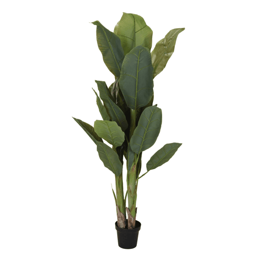 Well Home Planta Artificial com 29 Folhas e 3 Ramos -Ø80 x 165cm