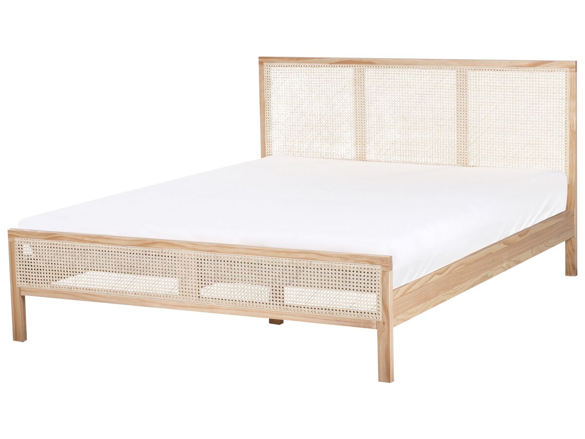 Beliani Cama Madera de pino SALERNAS 166x206