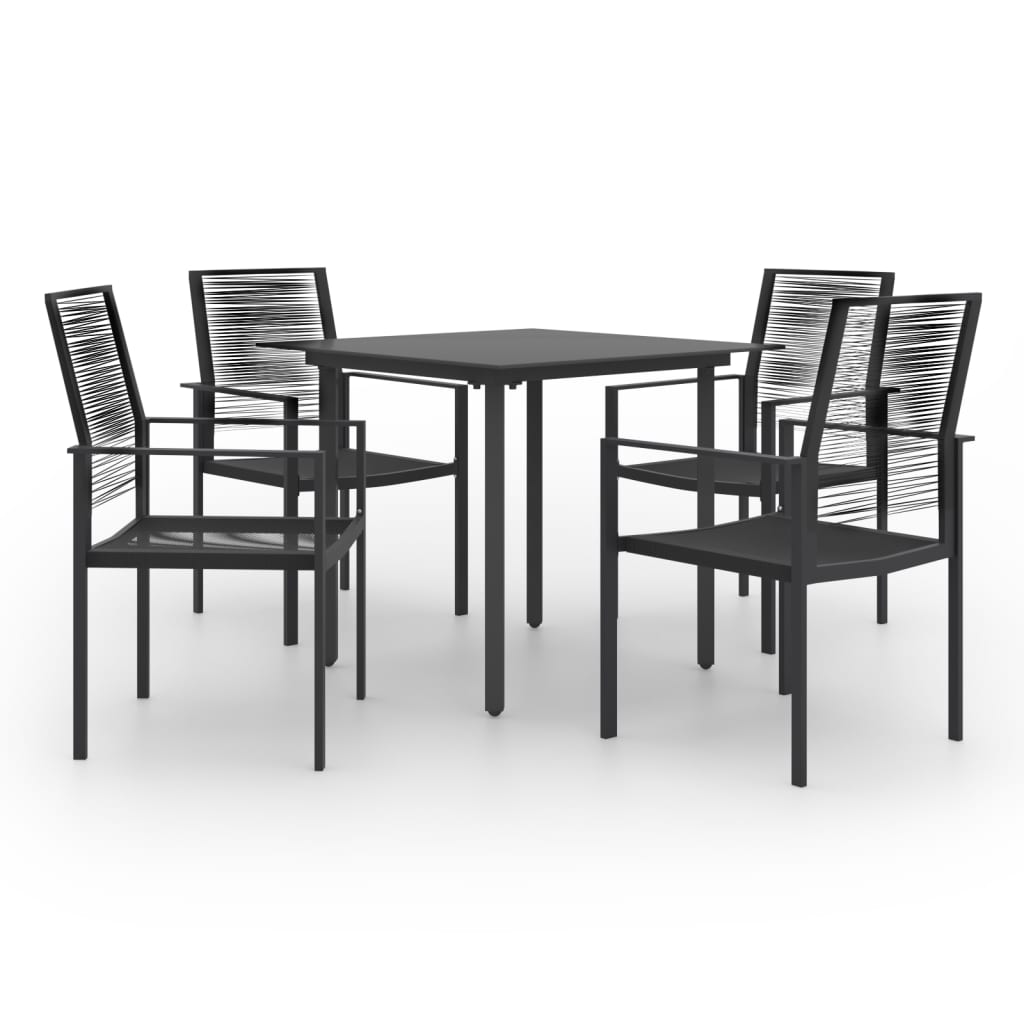 Juego de comedor para jardín 5 piezas