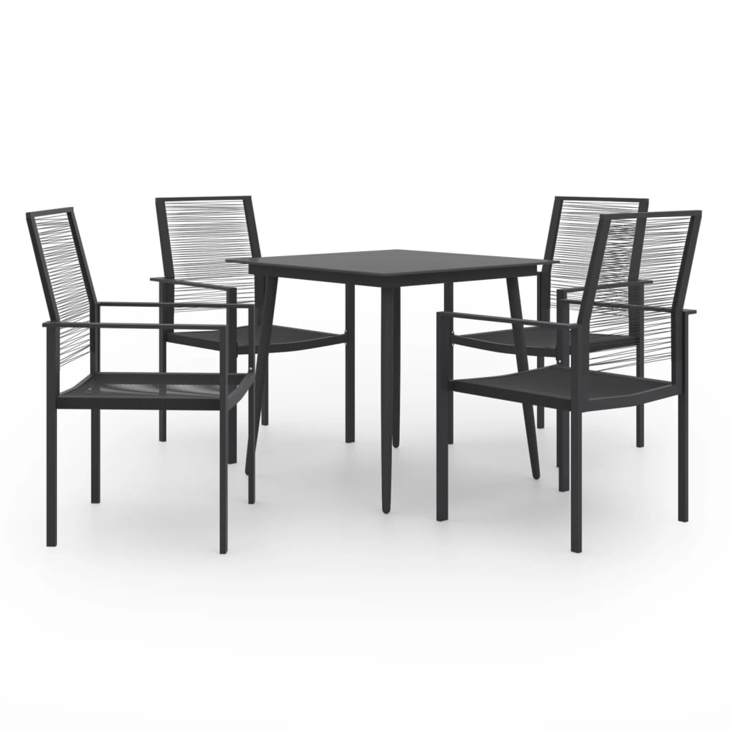 Juego de comedor para jardín 5 piezas