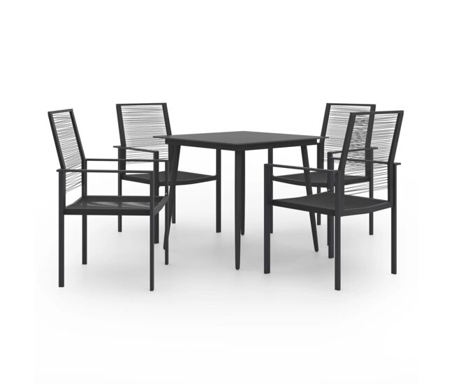 Juego de comedor para jardín 5 piezas