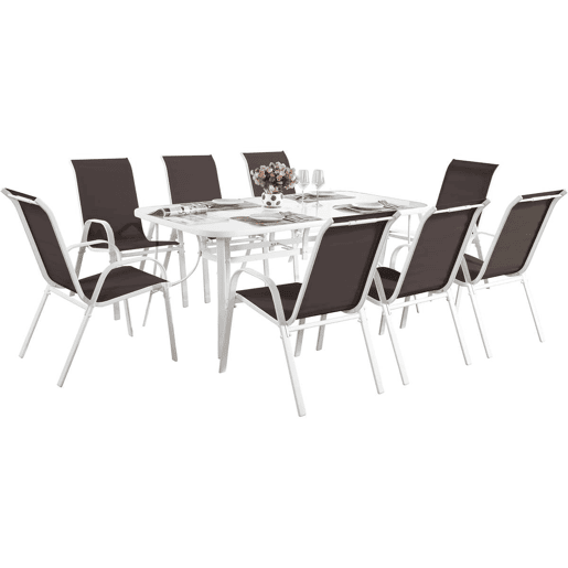Conjunto de móveis de jardim Cordoba XL 180 - Phoenix - Taupe