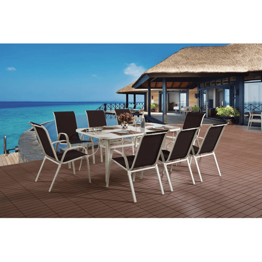 Conjunto de móveis de jardim Cordoba XL 180 - Phoenix - Taupe