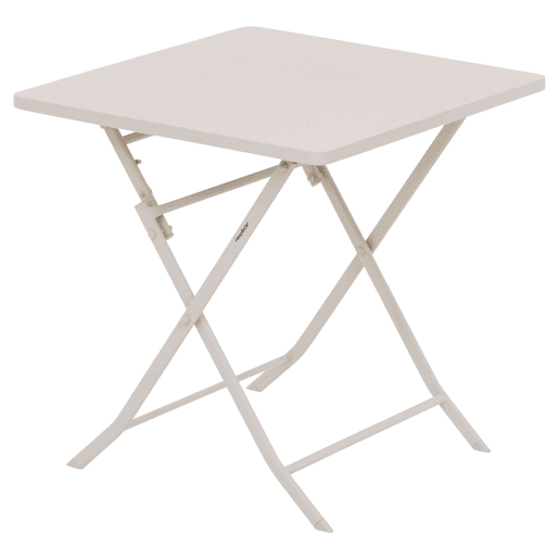 Mesa dobrável quadrada Greensboro para área externa, 2 lugares, jardim, terraço, cor argila, 70x71 cm Mesa dobrável quadrada Greensboro para área externa, 2 lugares, jardim, terraço, cor argila, 70x71 cm