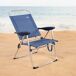 Aktive Silla plegable de playa con 4 posiciones Aktive Silla plegable de playa con 4 posiciones Azul