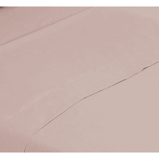 A Folha de Cama Lisa de Microfibre do Rosa Cama 90cm Donegal Collections