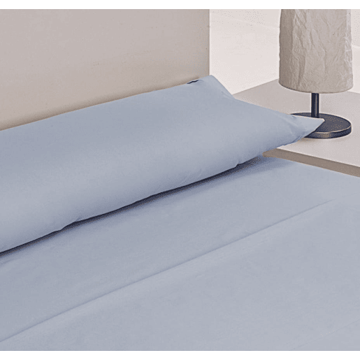 A Folha de Cama Lisa de Microfibre do Azul Cama 105cm Donegal Collections