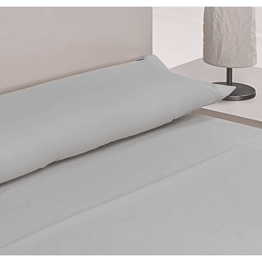 A Folha de Cama Lisa de Microfibre do Cinza Cama 150cm Donegal Collections