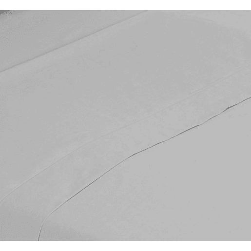 A Folha de Cama Lisa de Microfibre do Cinza Cama 150cm Donegal Collections
