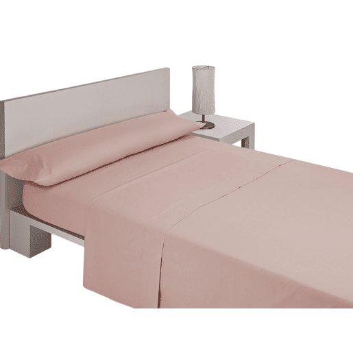 A Folha de Cama Lisa de Microfibre do Rosa Cama 180cm Donegal Collections