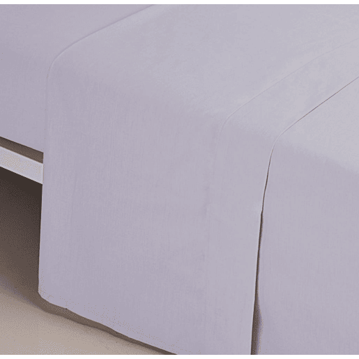 A Folha de Cama Lisa de Microfibre do Lilás Cama 90cm Donegal Collections