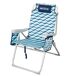 Aktive Silla de playa XL plegable de aluminio 5 posiciones con asa Aktive Silla de playa XL plegable de aluminio 5 posiciones con asa Azul
