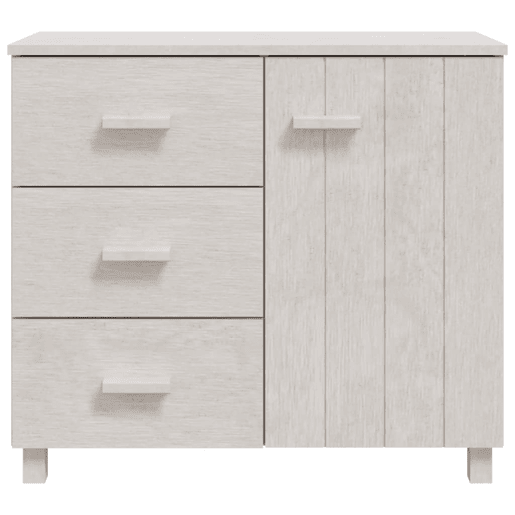 vidaXL Aparador HAMAR 90x40x80 cm pinho maciço branco vidaXL Aparador HAMAR 90x40x80 cm pinho maciço branco