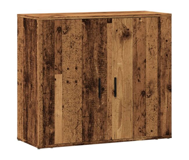 Vidaxl aparador madera de ingeniería madera envejecida 80x33x70 cm