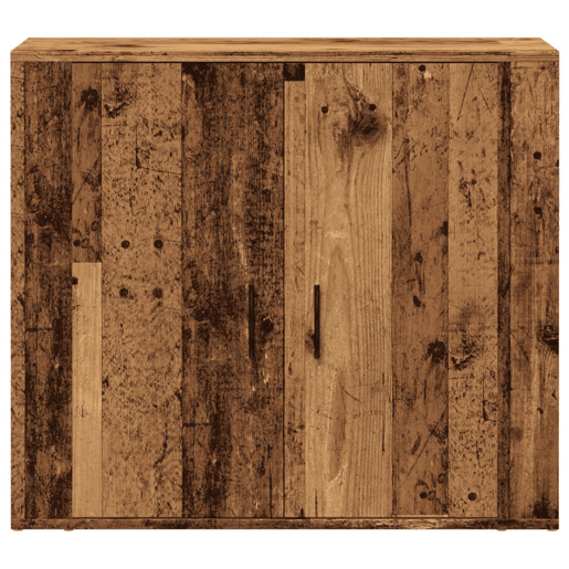 vidaXL Aparador 80x33x70 cm derivados de madeira madeira velha