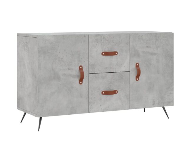 Vidaxl aparador de madera de ingeniería gris hormigón 100x36x60 cm