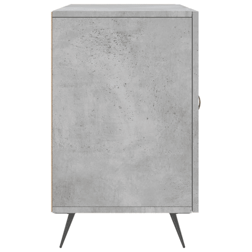 vidaXL Aparador 100x36x60 cm derivados de madeira cinzento cimento