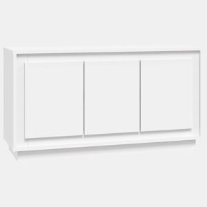 vidaXL Aparador 102x35x55 cm derivados de madeira branco