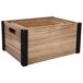 Cajones de madera impresos set 3 pzas Cajones de madera impresos set 3 pzas Marrón