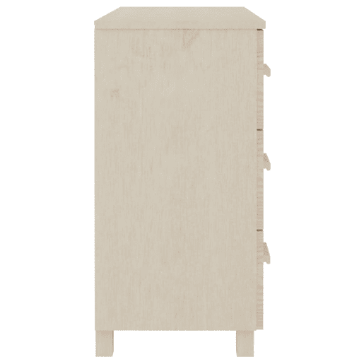 vidaXL Aparador HAMAR 90x40x80 cm pinho maciço castanho-mel