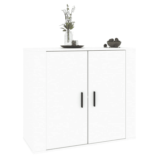 vidaXL Aparador 80x33x70 cm madeira processada branco vidaXL Aparador 80x33x70 cm madeira processada branco