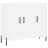 vidaXL Aparador 90x34x80 cm derivados de madeira branco