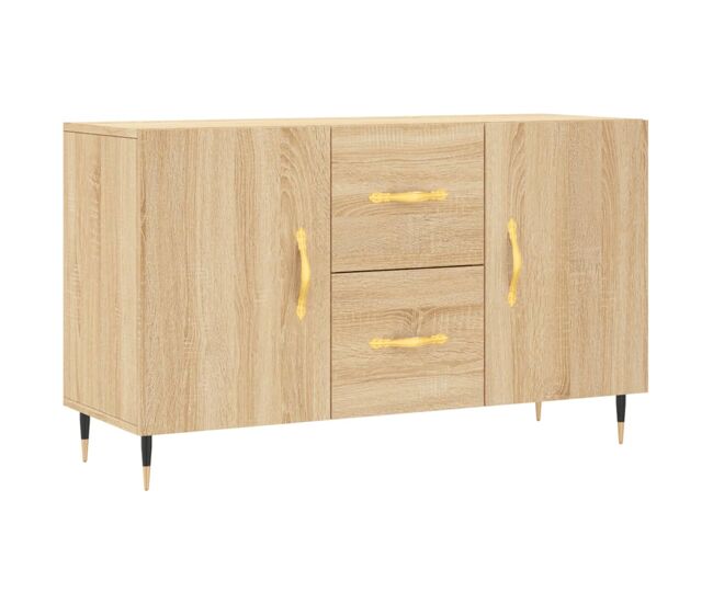 Vidaxl aparador de madera de ingeniería roble sonoma 100x36x60 cm