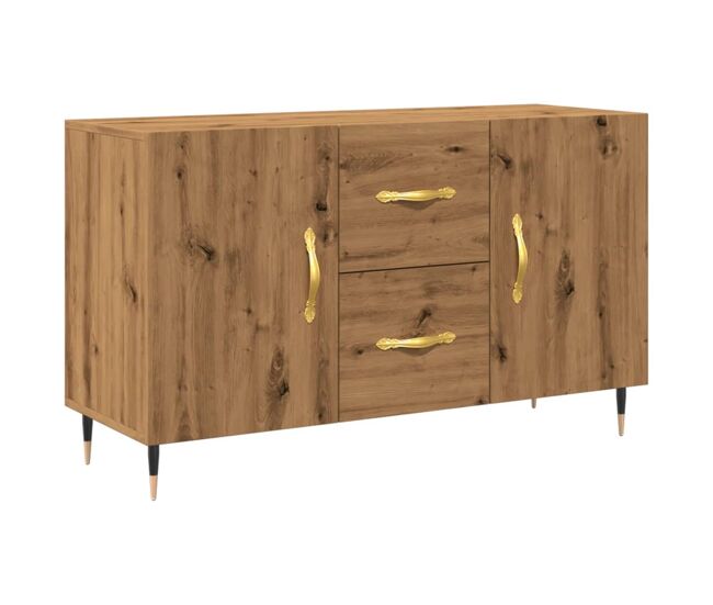 Vidaxl aparador de madera de ingeniería roble artisan 100x36x60 cm