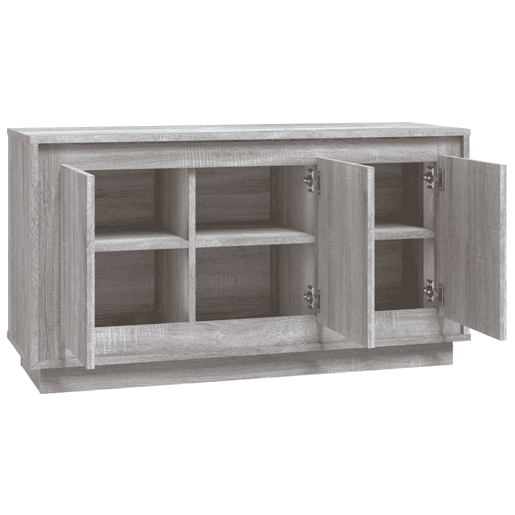 vidaXL Aparador 102x35x55 cm derivados de madeira cinzento sonoma vidaXL Aparador 102x35x55 cm derivados de madeira cinzento sonoma