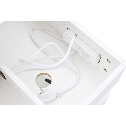 Mesa de centro elevável retangular de placa de partículas com luz led,branco Mesa de centro elevável retangular de placa de partículas com luz led,branco