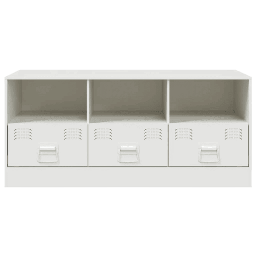 Móvel de TV - Modulo de TV - Armário de TV 99x39x44 cm aço branco