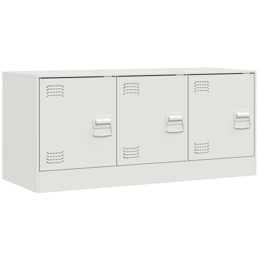Móvel de TV - Modulo de TV - Armário de TV 99x39x44 cm aço branco