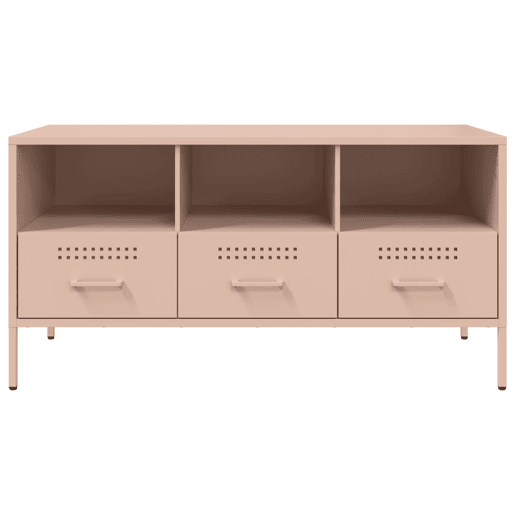 Móvel de TV - Modulo de TV - Armário de TV 100,5x39x50,5 cm aço rosa