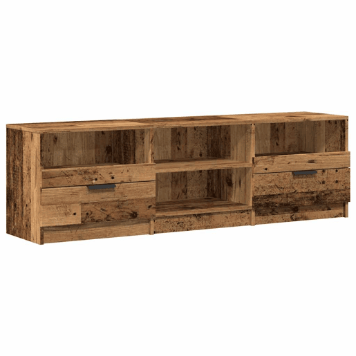 Móvel TV - Modulo de TV - Armário de TV madeira antiga 150x33,5x45 cm madeira trabalhada