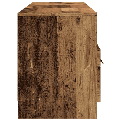 Móvel TV - Modulo de TV - Armário de TV madeira antiga 150x33,5x45 cm madeira trabalhada