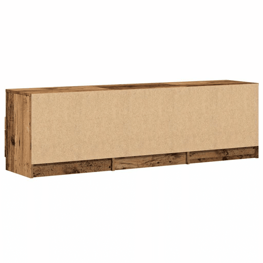 Móvel TV - Modulo de TV - Armário de TV madeira antiga 150x33,5x45 cm madeira trabalhada