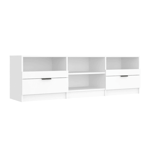 Móvel para TV - Móvel de TV - Armário de TV 150x33,5x45 cm derivados de madeira branco