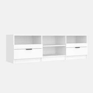 Móvel para TV - Móvel de TV - Armário de TV 150x33,5x45 cm derivados de madeira branco