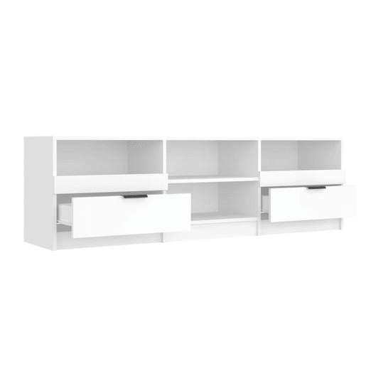 Móvel para TV - Móvel de TV - Armário de TV 150x33,5x45 cm derivados de madeira branco