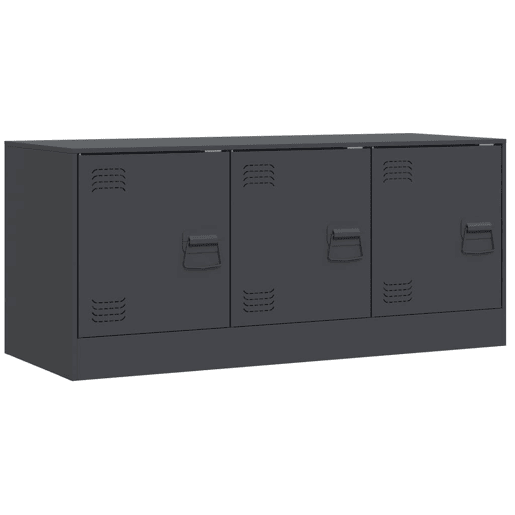 Móvel de TV - Modulo de TV - Armário de TV 99x39x44 cm aço antracite