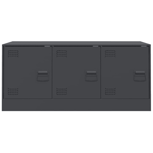 Móvel de TV - Modulo de TV - Armário de TV 99x39x44 cm aço antracite