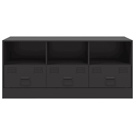 Móvel de TV - Modulo de TV - Armário de TV 99x39x44 aço preto