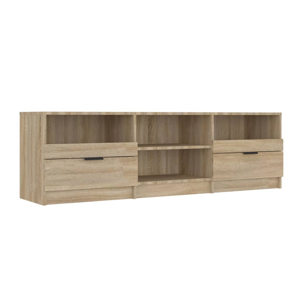 mueble tv - mesa de tv madera contrachapada roble sonoma 150x335x45 cm