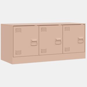 Móvel de TV - Modulo de TV - Armário de TV 99x39x44 aço rosa