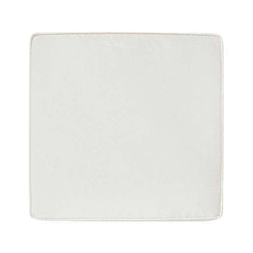 Conjunto de 6 cadeiras de jardim com almofadas AZZANELLO Madeira de acácia Branco creme